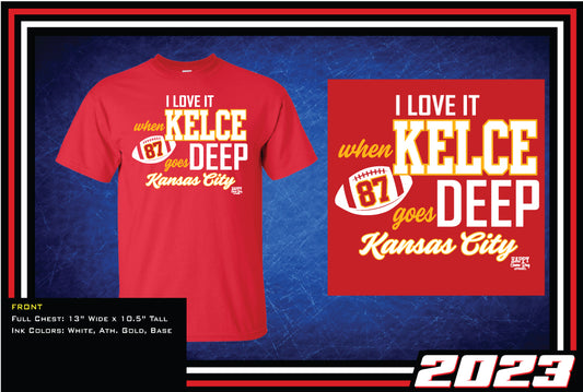 Kelce Goes Deep T-Shirt